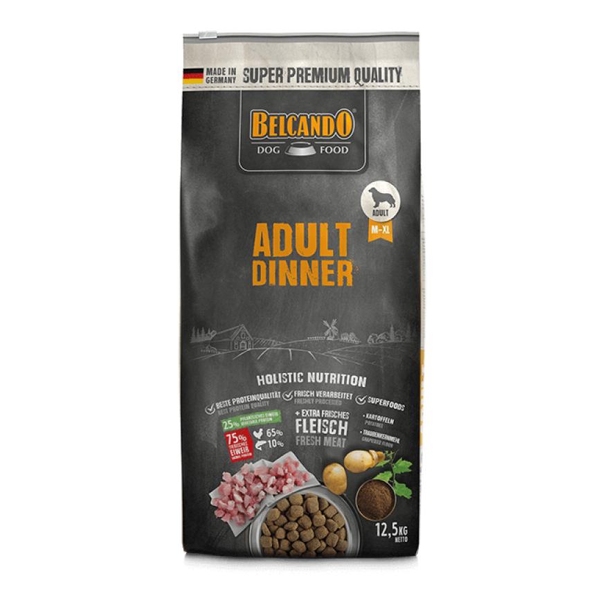 Image of BELCANDO Trockenfutter Adult Dinner - Grau - bei myluckydog.ch