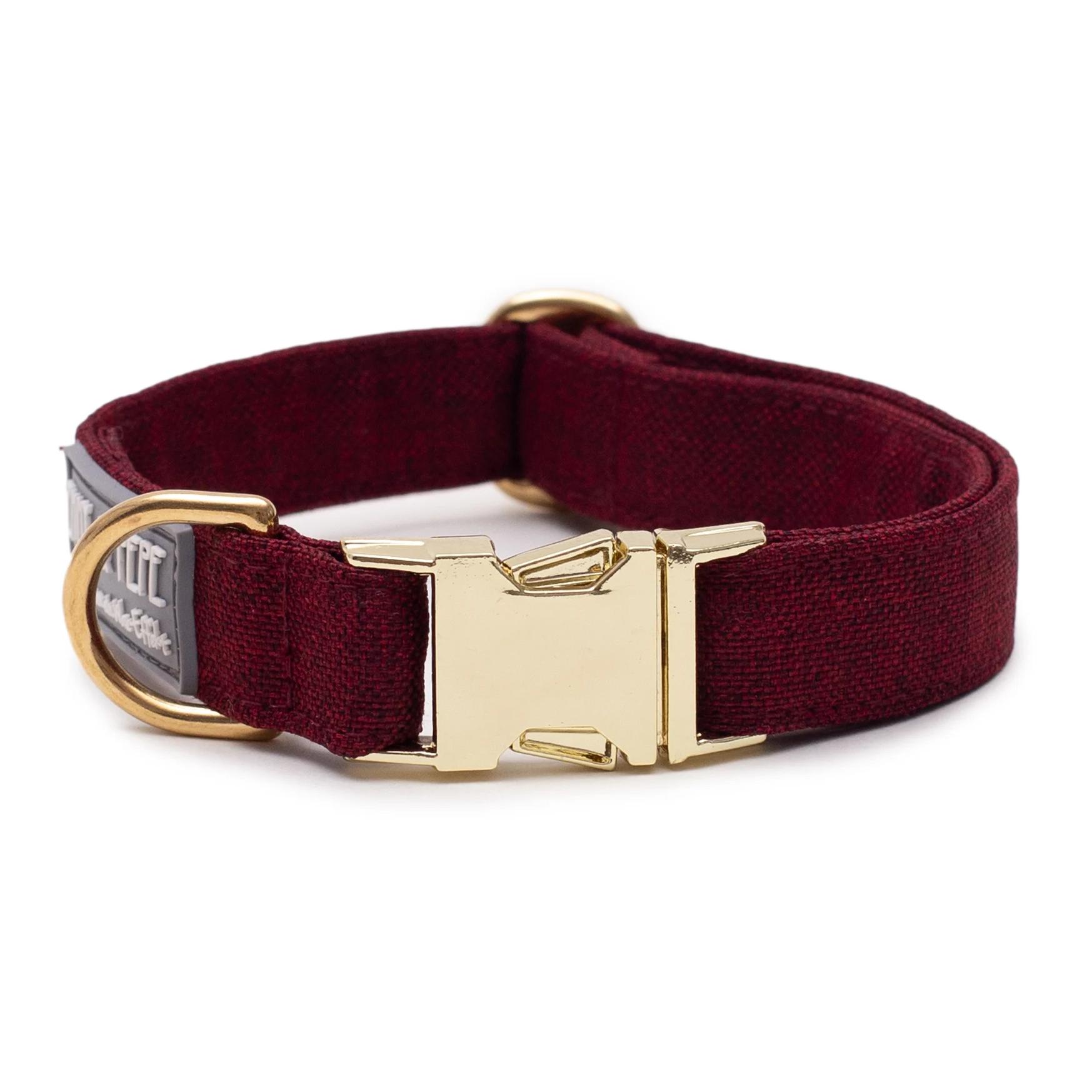 Image of EMMY & PEPE Hundehalsband Elisabeth - Bordeaux - bei myluckydog.ch