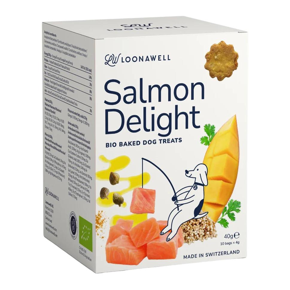 Image of LOONAWELL Bio Hundeleckerli Salmon Delight bei myluckydog.ch