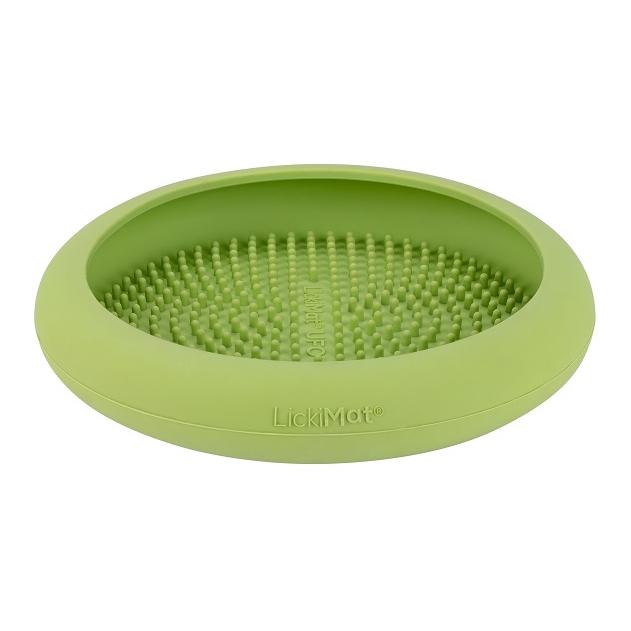 Image of LickiMat Leckschale UFO - Grün - bei myluckydog.ch