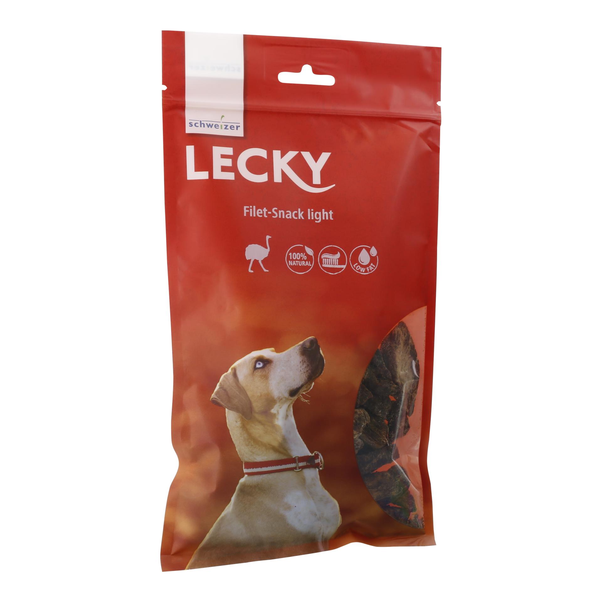 Image of LECKY Filet-Snack Light Kauartikel vom Strauss - Braun - bei myluckydog.ch