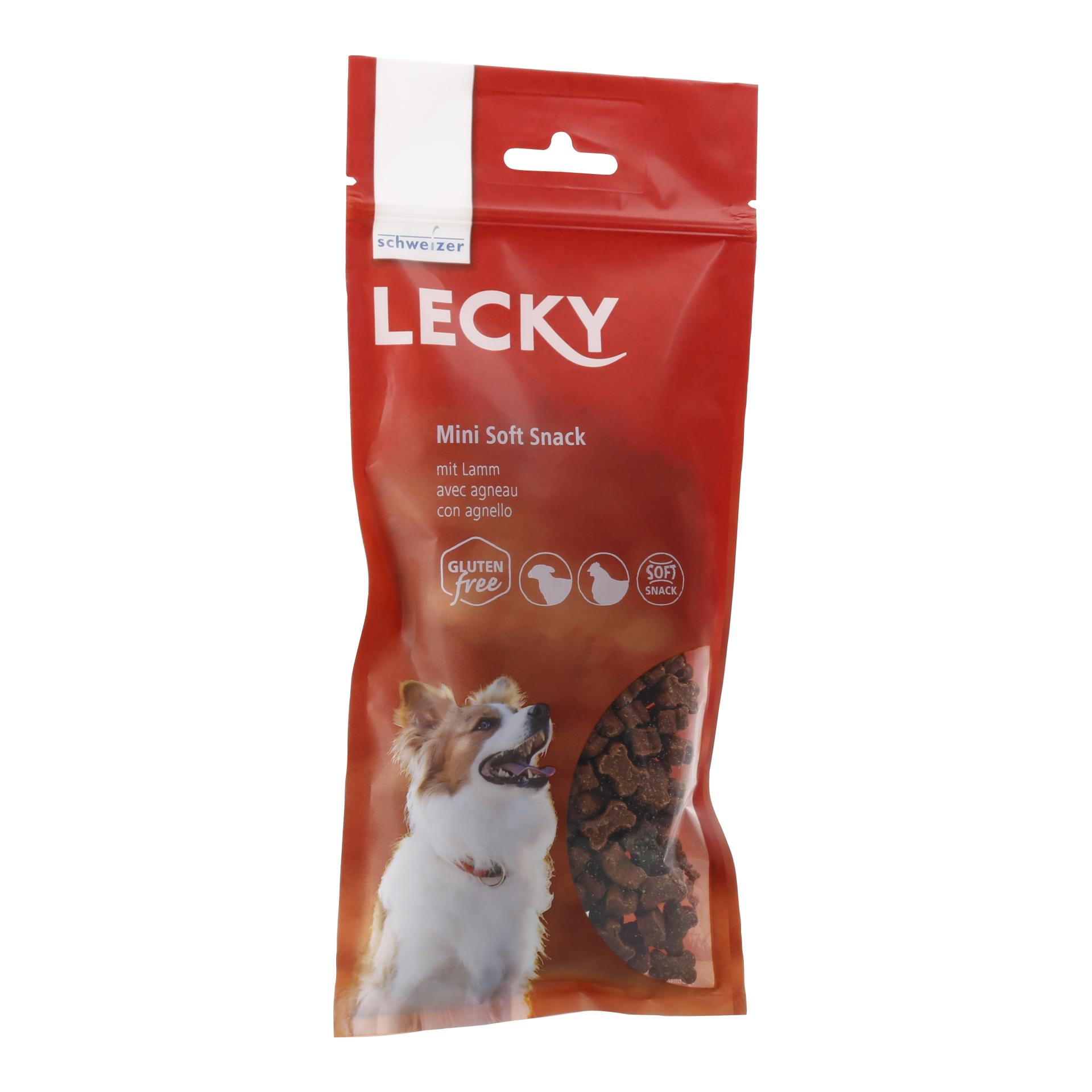 Image of LECKY Mini Soft Snack mit Lamm - Natur - bei myluckydog.ch