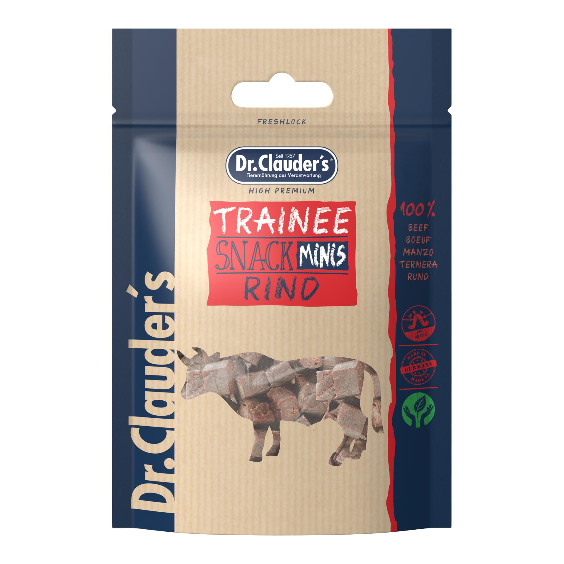 Image of Dr.Clauder's Trainee Snack Mini Rind - Braun - bei myluckydog.ch