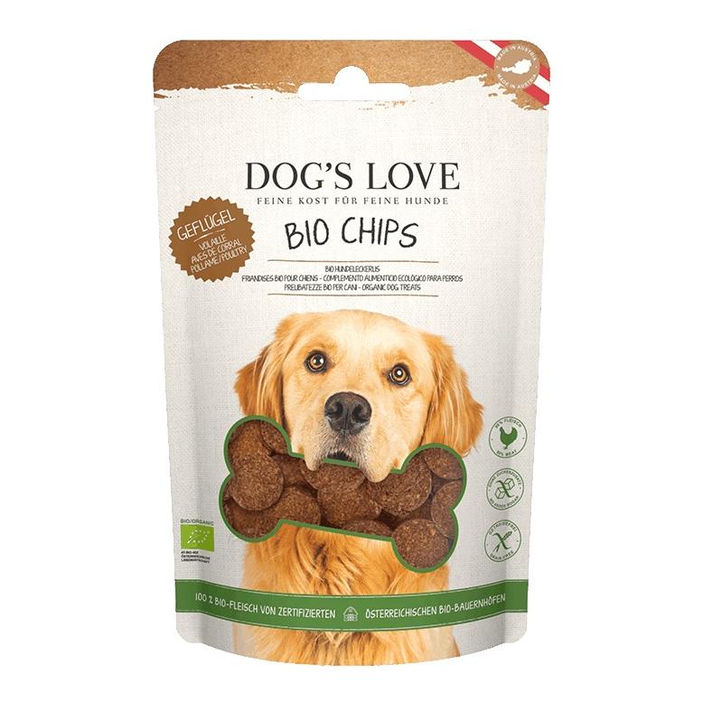 Image of Dog's Love Goodies 100% BIO Chips Geflügel - Beige - bei myluckydog.ch