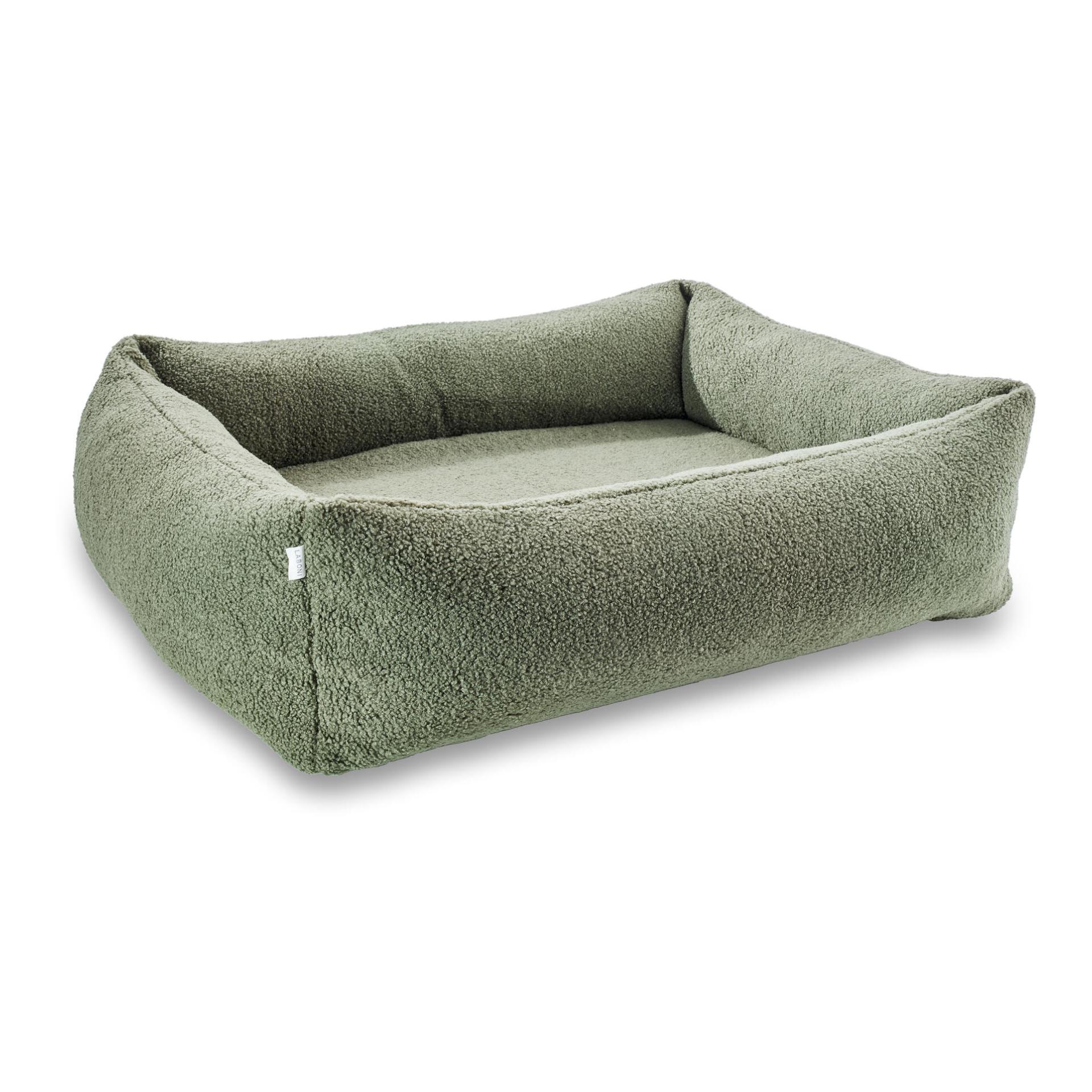 Image of Laboni Hundebett TEDDY - Green - bei myluckydog.ch