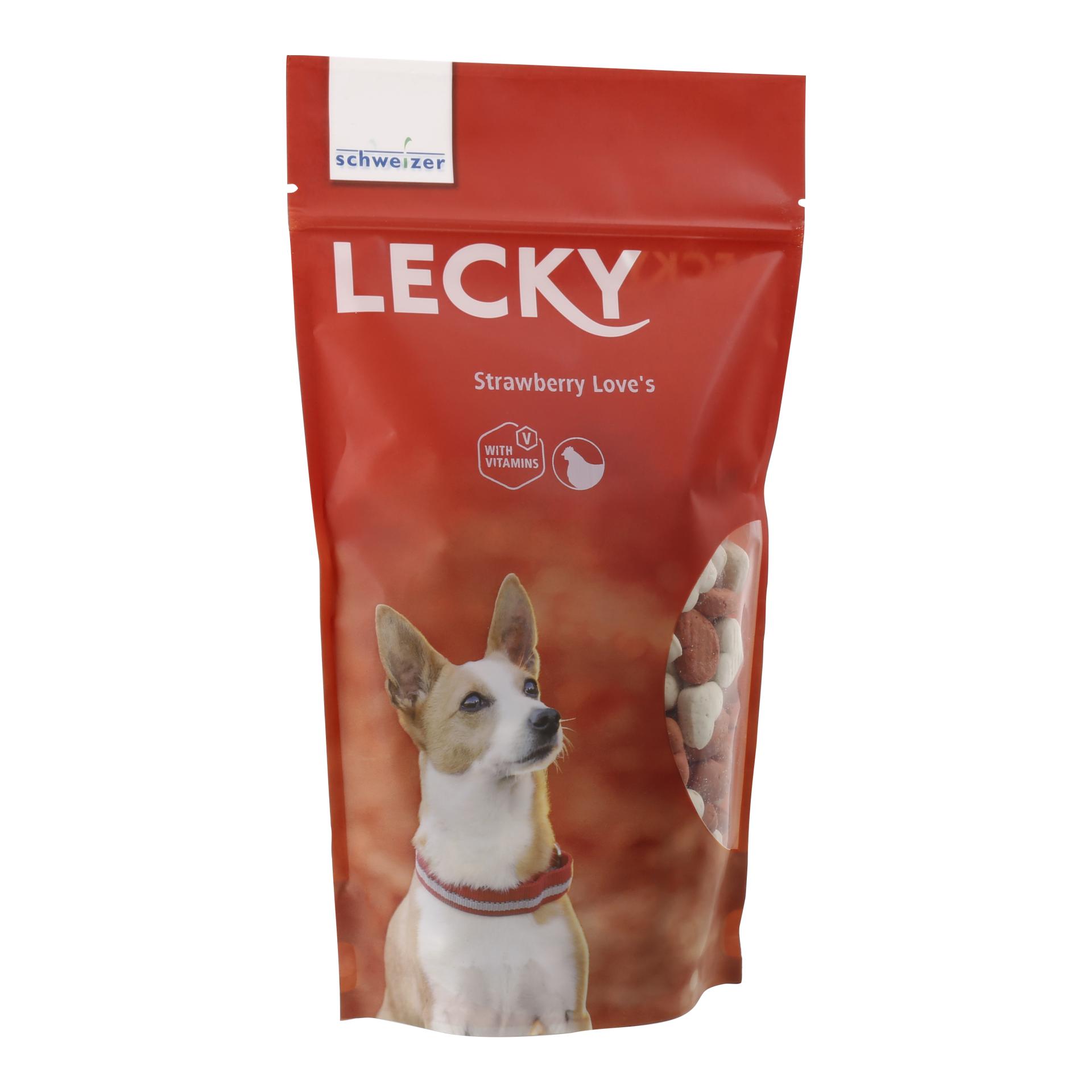 Image of LECKY Strawberry Love's with vitamins - Natur - bei myluckydog.ch