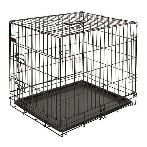 Image of Kerbl Gittertransportbox - 1 Türe - Schwarz - bei myluckydog.ch