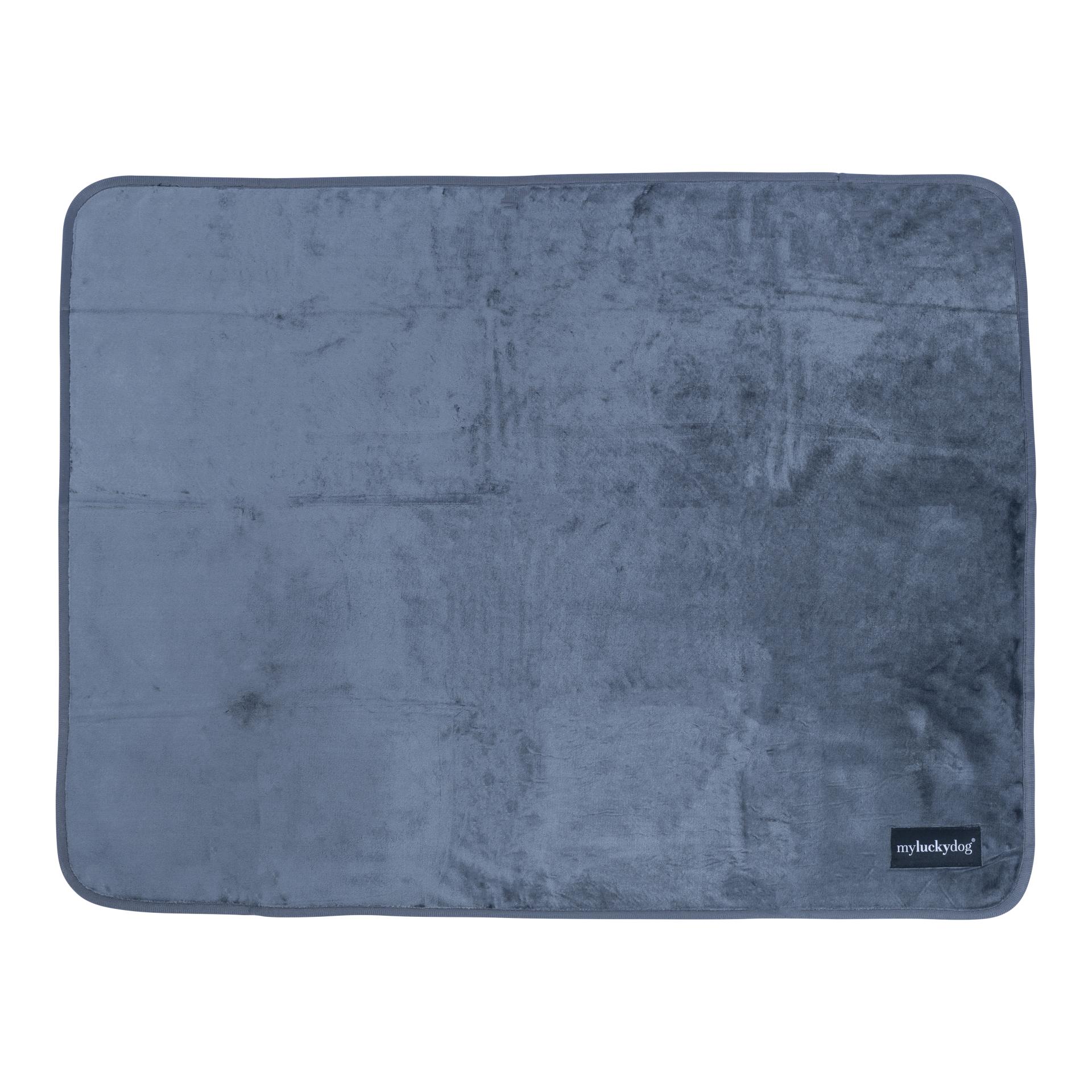 Scruffs Couverture Snuggle (Cosy) 110 x 72,5 cm - bleu - Gris