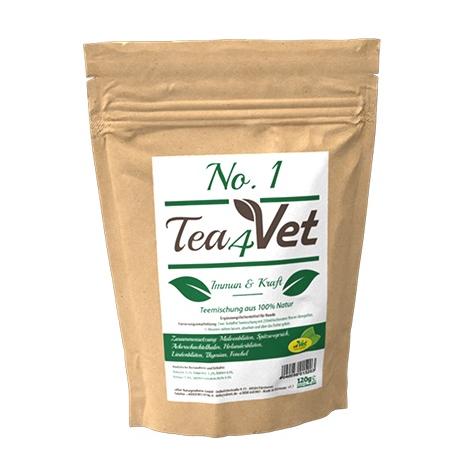 Image of cdVet Tea4Vet No 1 Immun & Kraft - Braun - bei myluckydog.ch