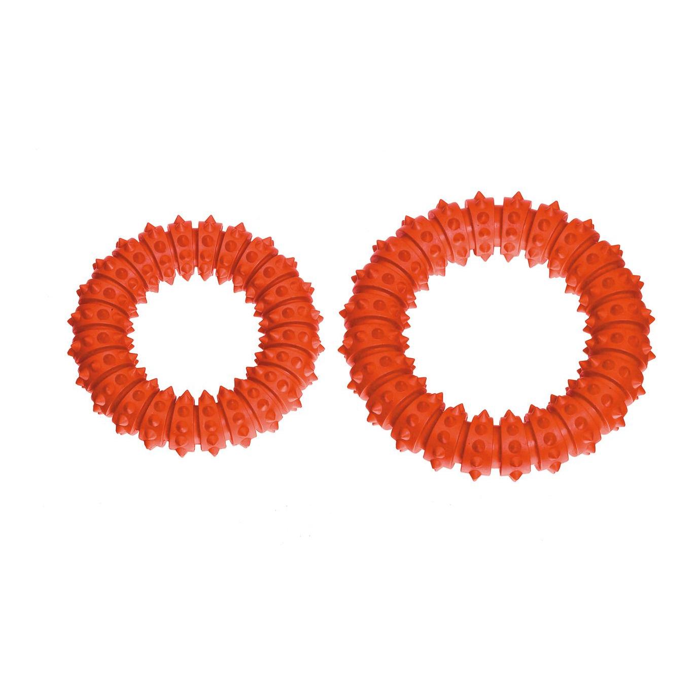 Image of Karlie Ruffus Vollgummi Aqua Ring - orange bei myluckydog.ch