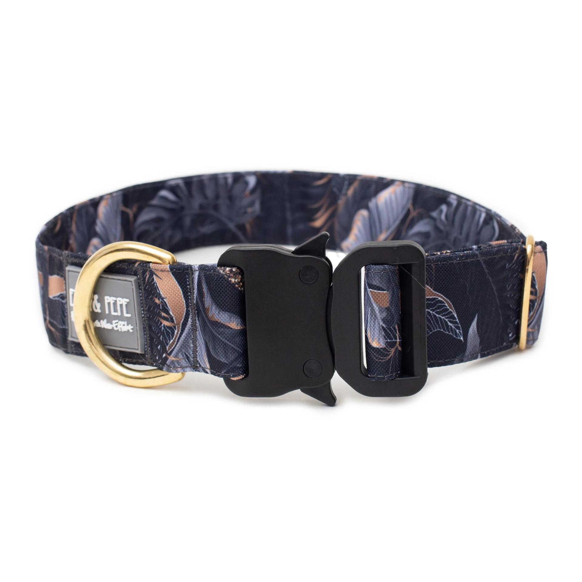 Image of EMMY & PEPE Hundehalsband Wau-Move Safety Leaf - Blau/Schwarz - bei myluckydog.ch