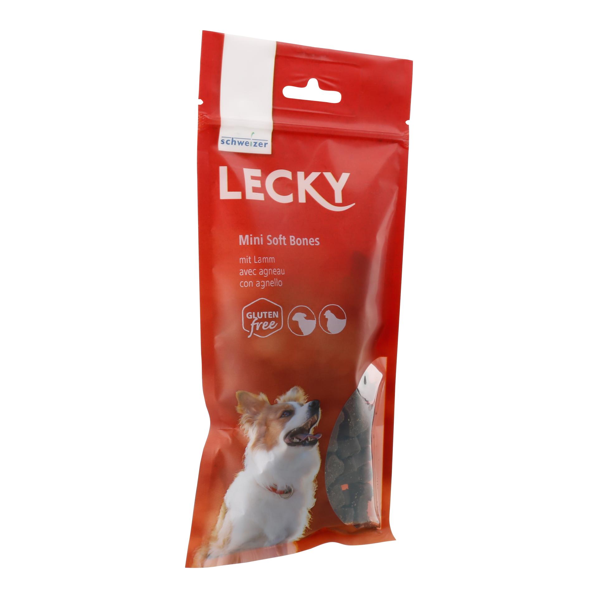 Image of LECKY Mini Soft Bones mit Lamm - Natur - bei myluckydog.ch