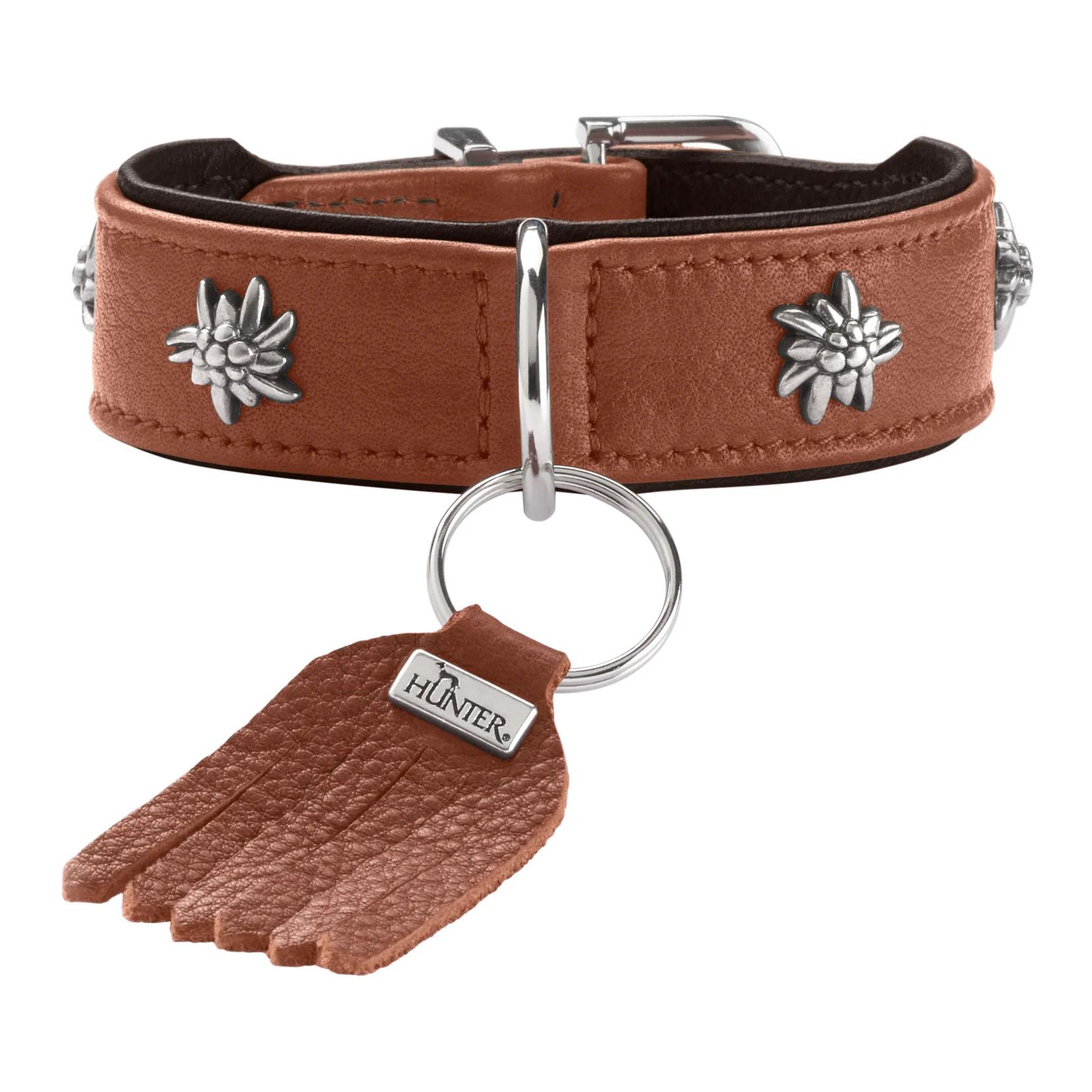 Image of Hunter Halsband München - Cognac/Schwarz - bei myluckydog.ch