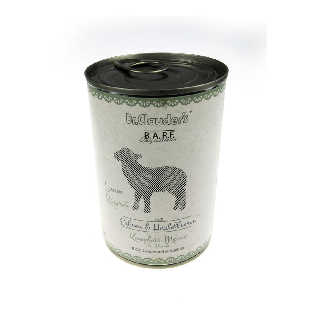 Image of Dr.Clauder's Barf Komplett Menü Lammragout - Natur - bei myluckydog.ch