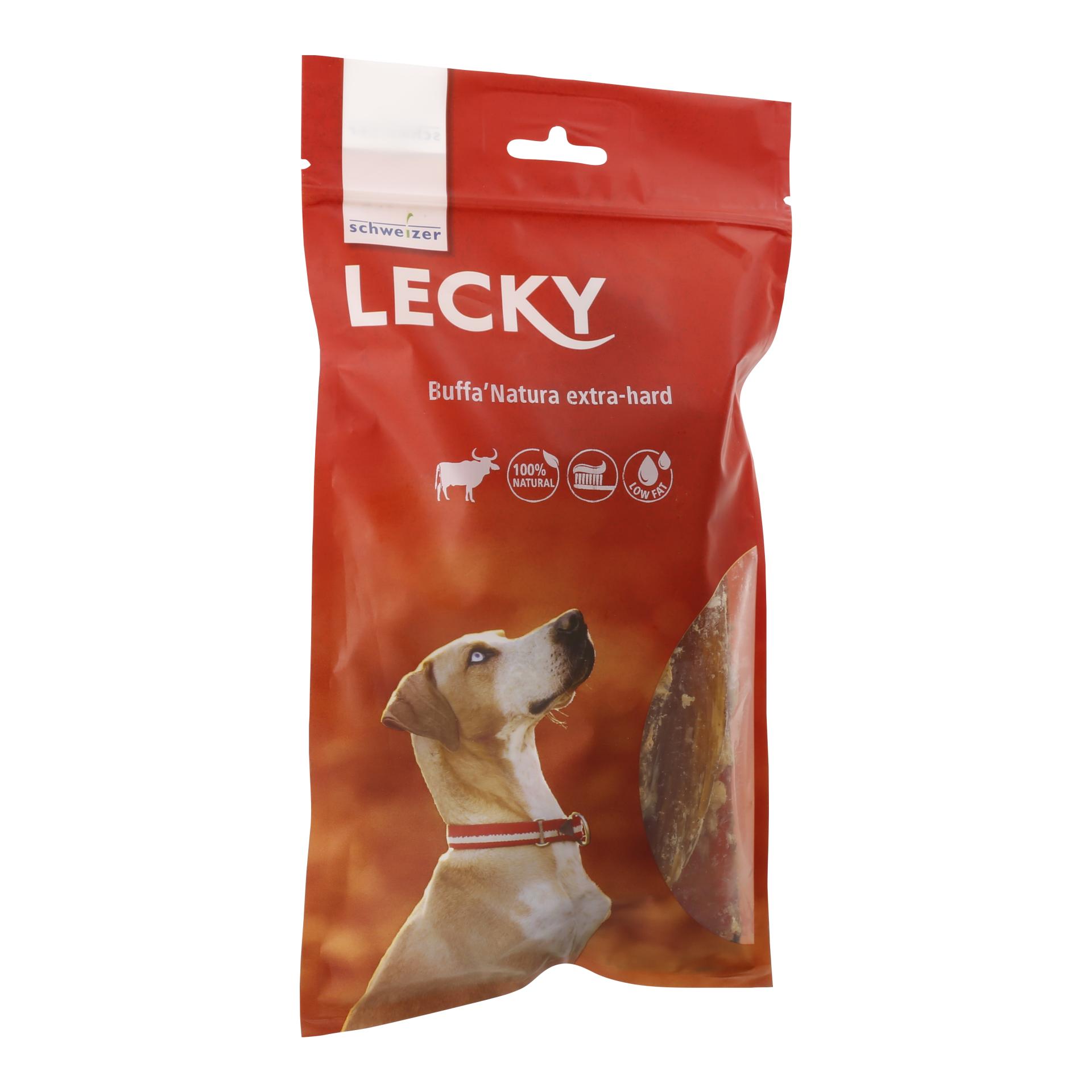 Image of LECKY Buffa'Natura extra-hard Kauartikel vom Wasserbüffel 15 cm - Braun - bei myluckydog.ch