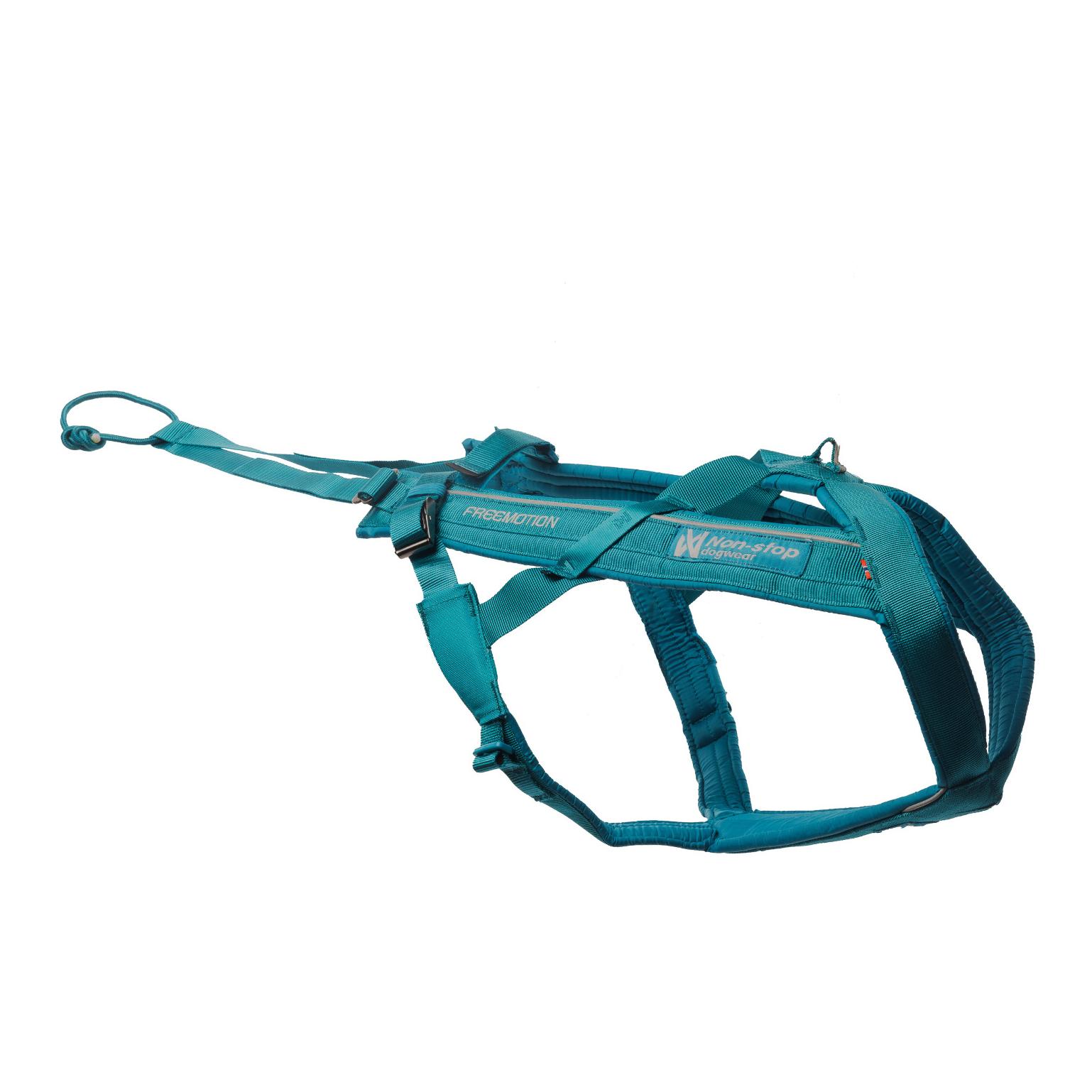 Image of Non-stop Dogwear Zuggeschirr Freemotion Harness 5.0 - Teal - bei myluckydog.ch