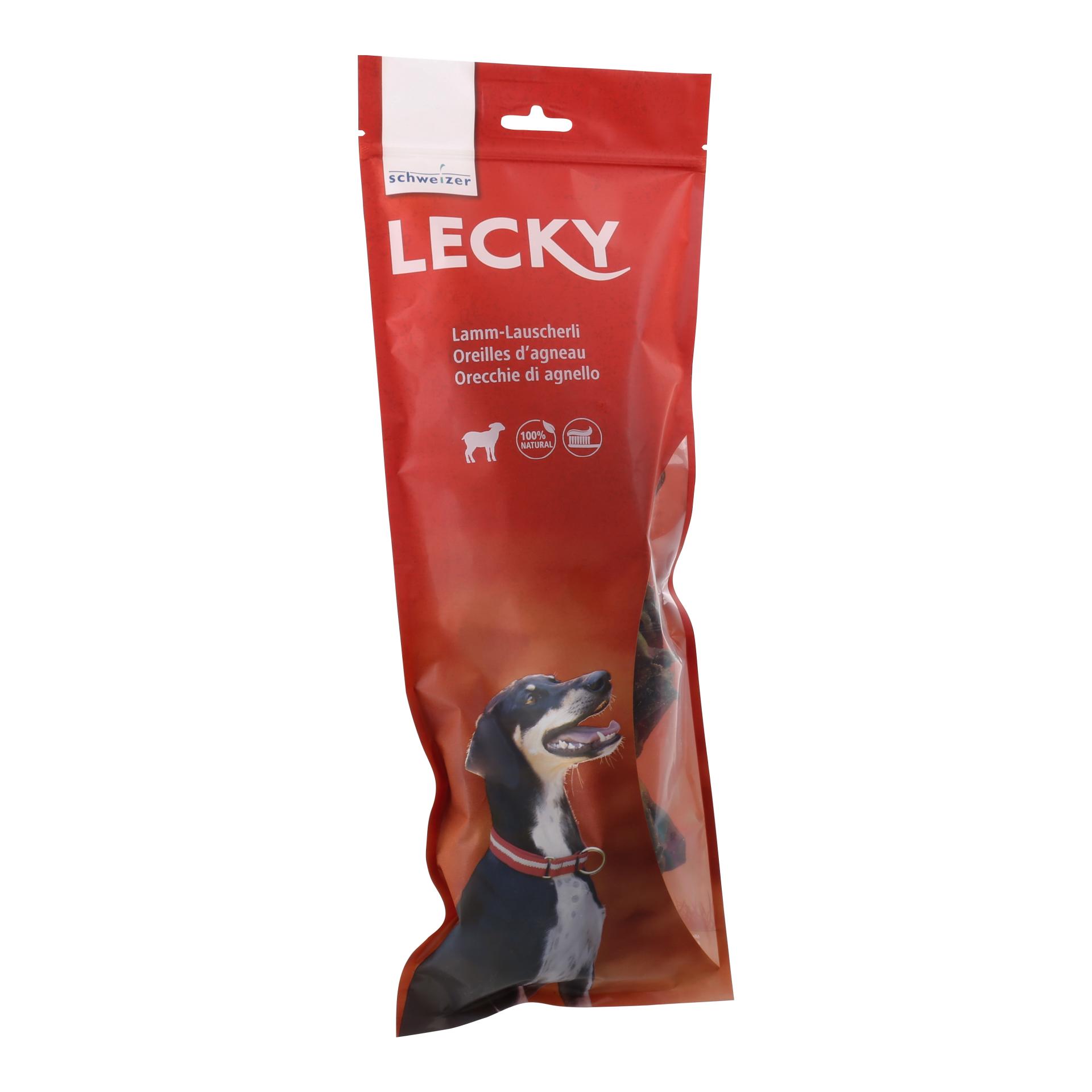 Image of LECKY Lamm-Lauscherli Kauartikel Lammohren - Braun - bei myluckydog.ch