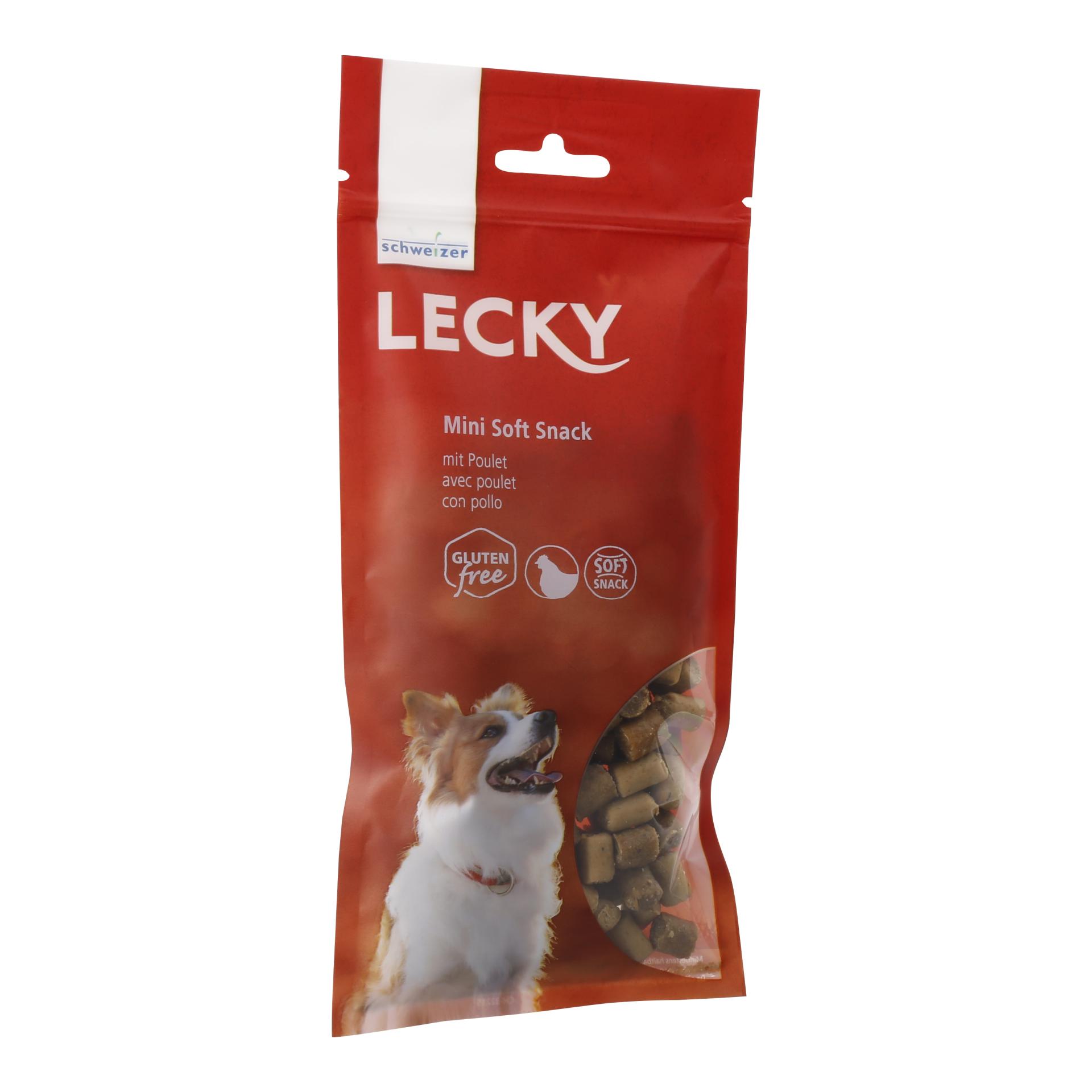 Image of LECKY Mini Soft Snack mit Poulet - Natur - bei myluckydog.ch