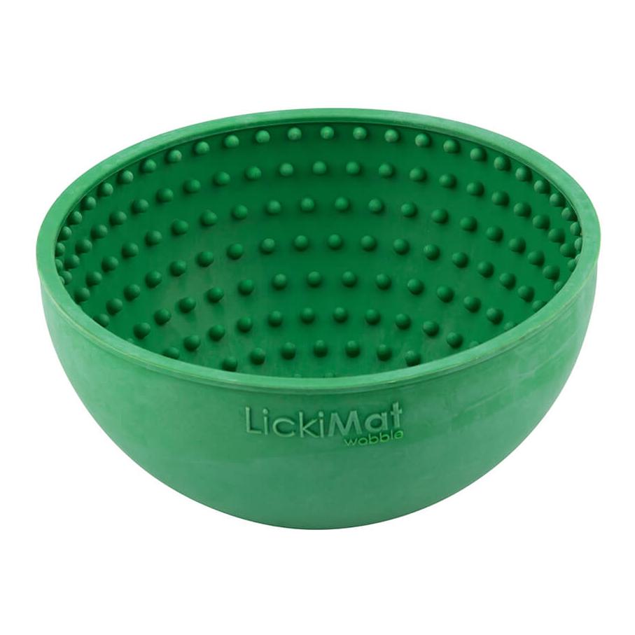 Image of LickiMat Lecknapf Wobble - grün bei myluckydog.ch