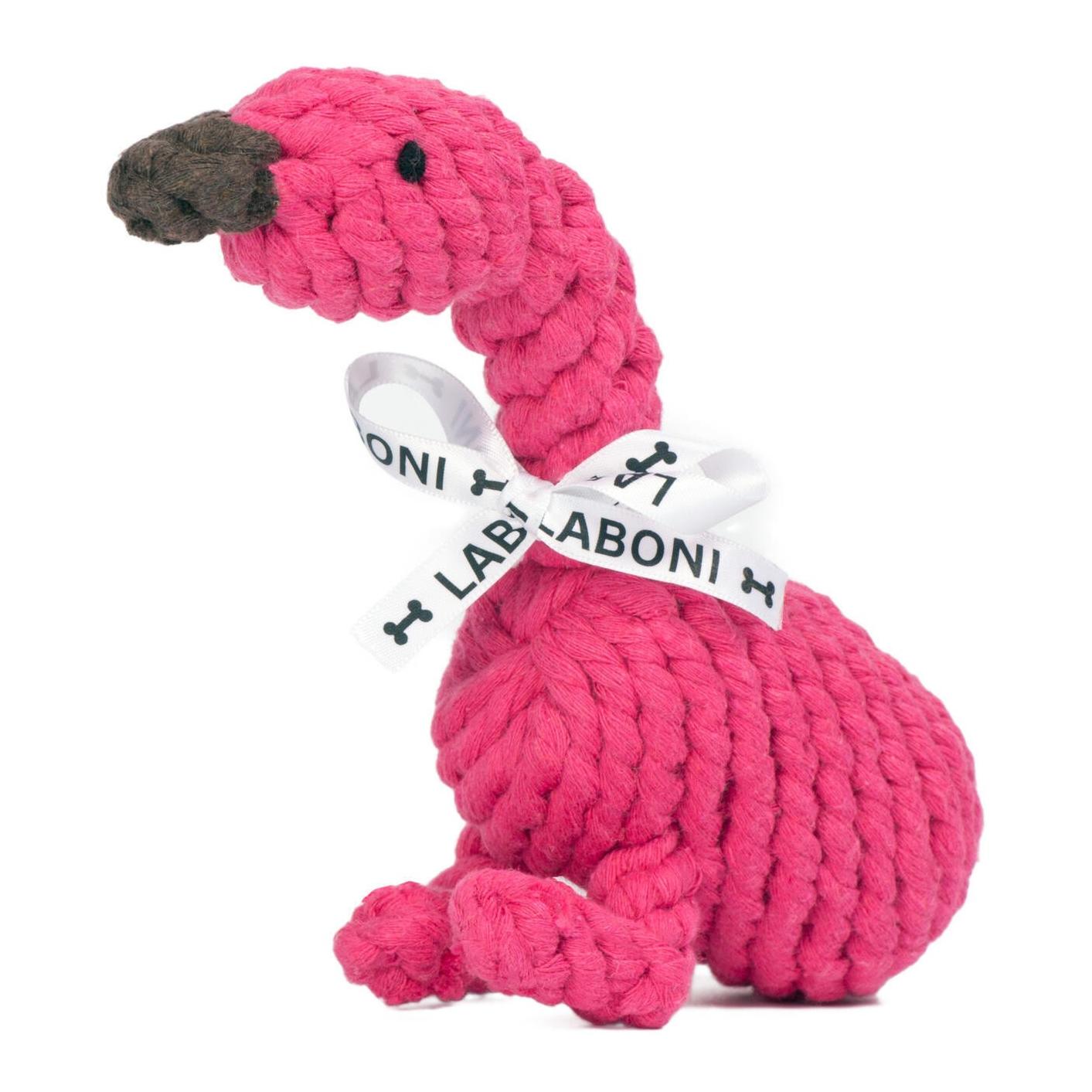 Image of Laboni Hundespielzeug Franzi Flamingo - Pink - bei myluckydog.ch