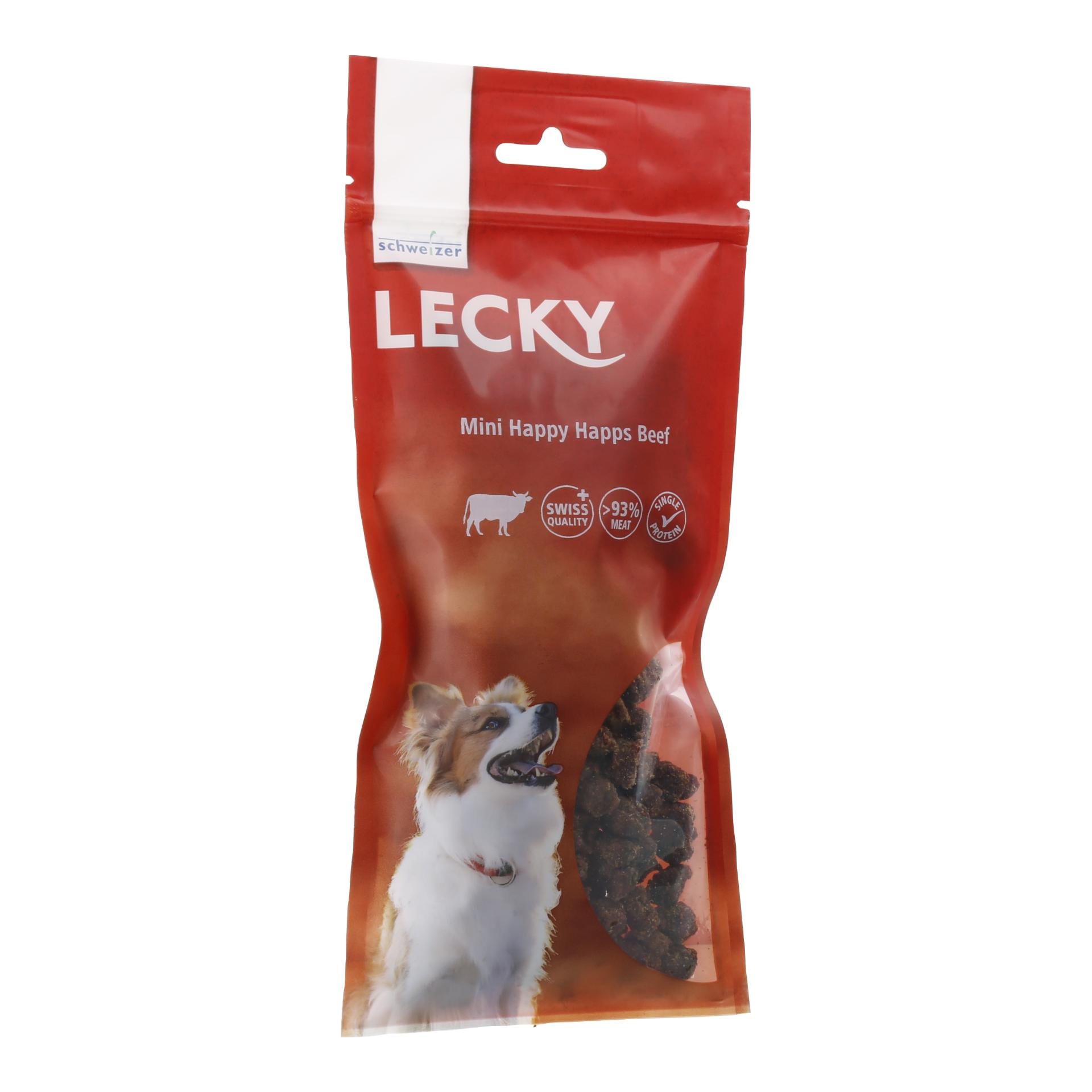 Image of LECKY Mini Happy Happs Beef - Rot - bei myluckydog.ch