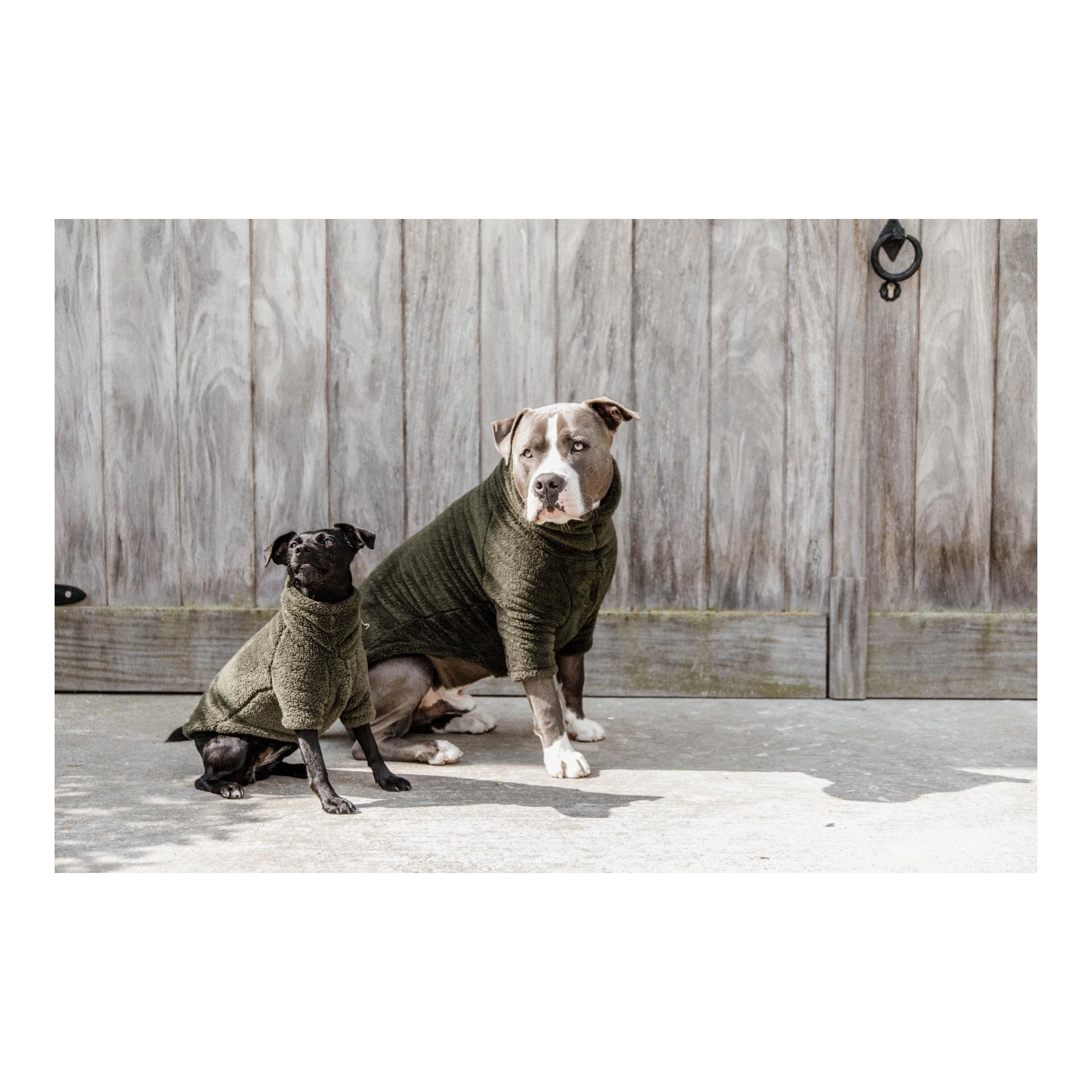 Kentucky Dogwear Hundepullover Teddy Pine - Green Fleece