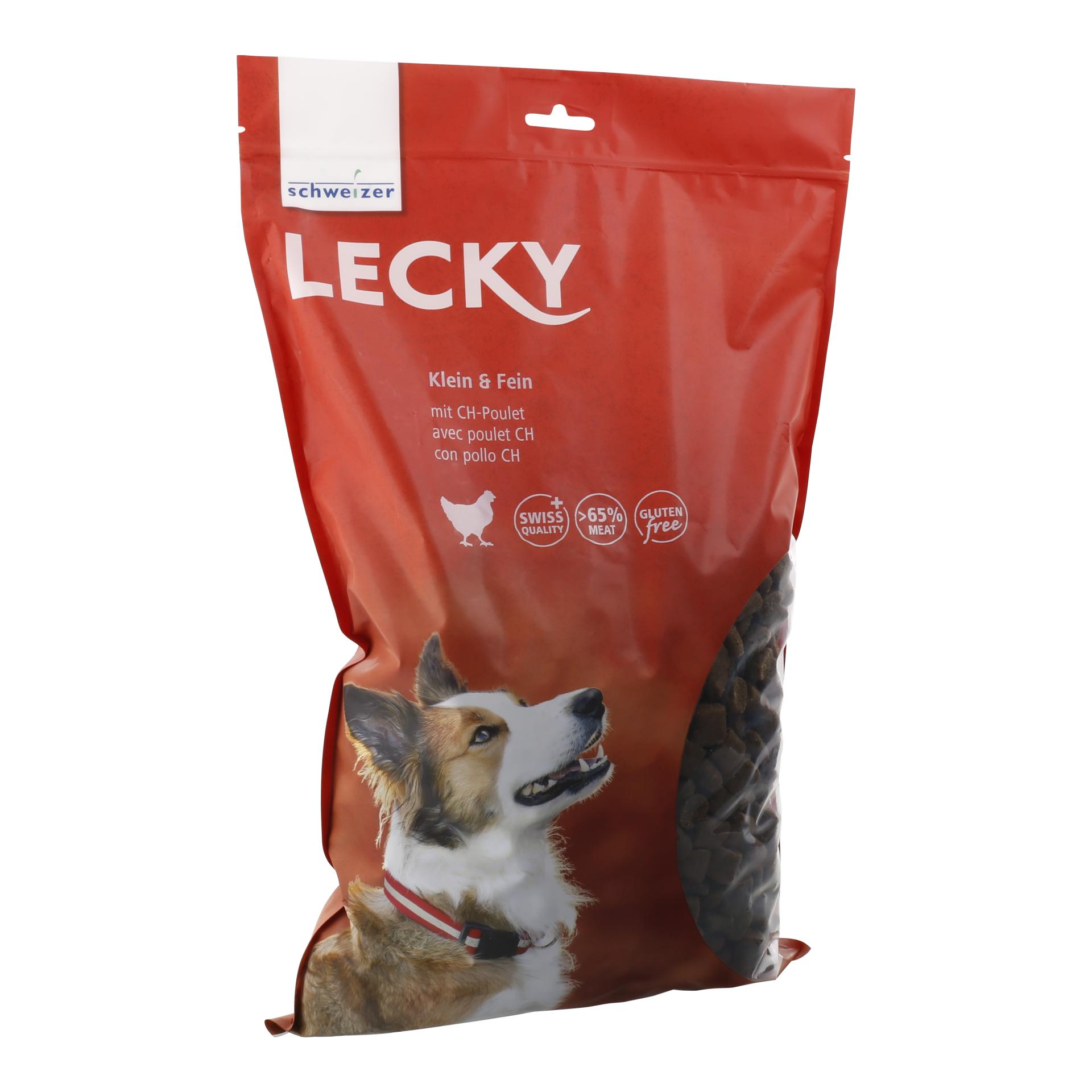 Image of LECKY Klein und Fein mit CH-Poulet - Natur - bei myluckydog.ch