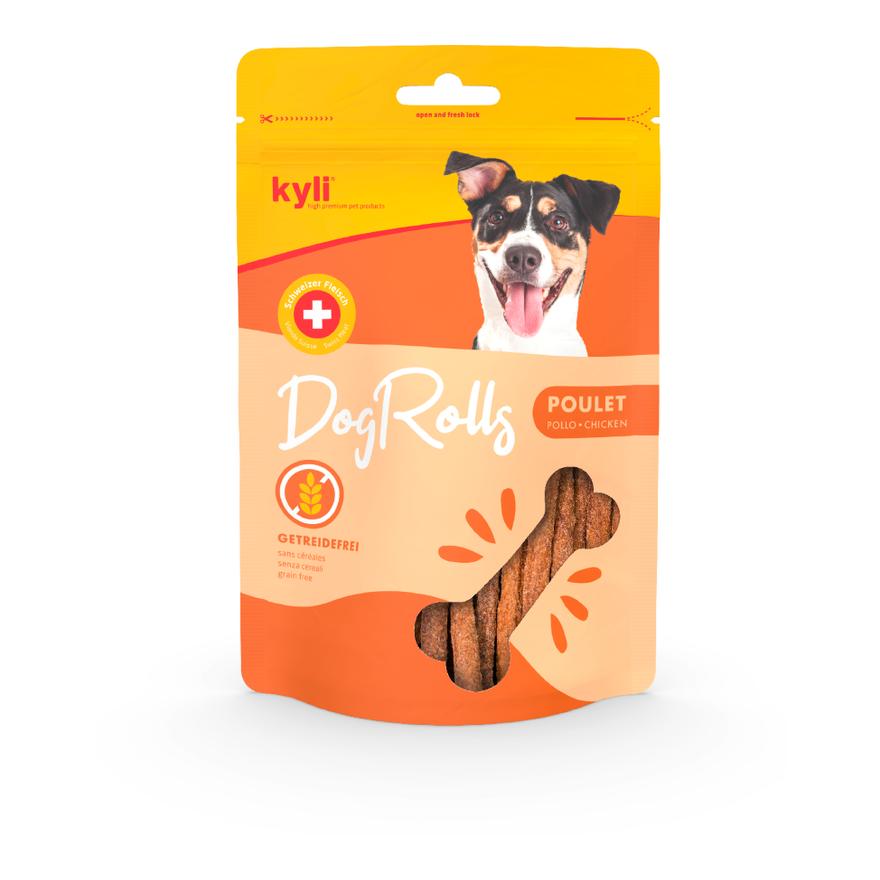 Image of Kyli Hundesnack DogRolls Poulet - Braun/Gelb - bei myluckydog.ch