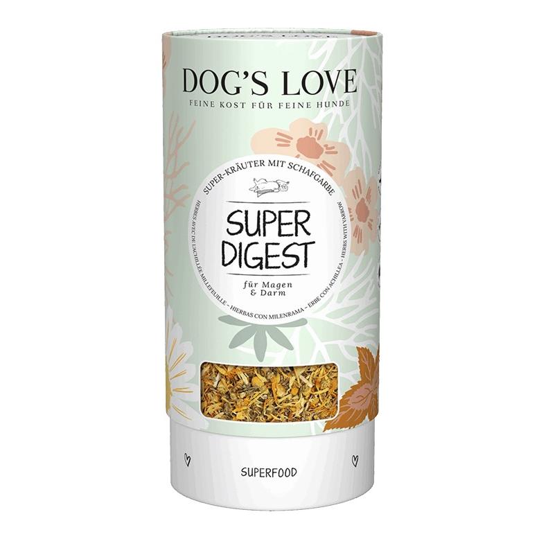 Image of Dog's Love Kräuter Super-Digest Hunde Ergänzungsfutter für Magen und Darm - Grün - bei myluckydog.ch