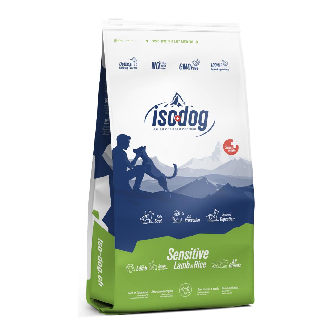 Image of Iso-Dog Sensitive Lamb&Rice Trockenfutter aus der Schweiz - Mehrfarbig - bei myluckydog.ch