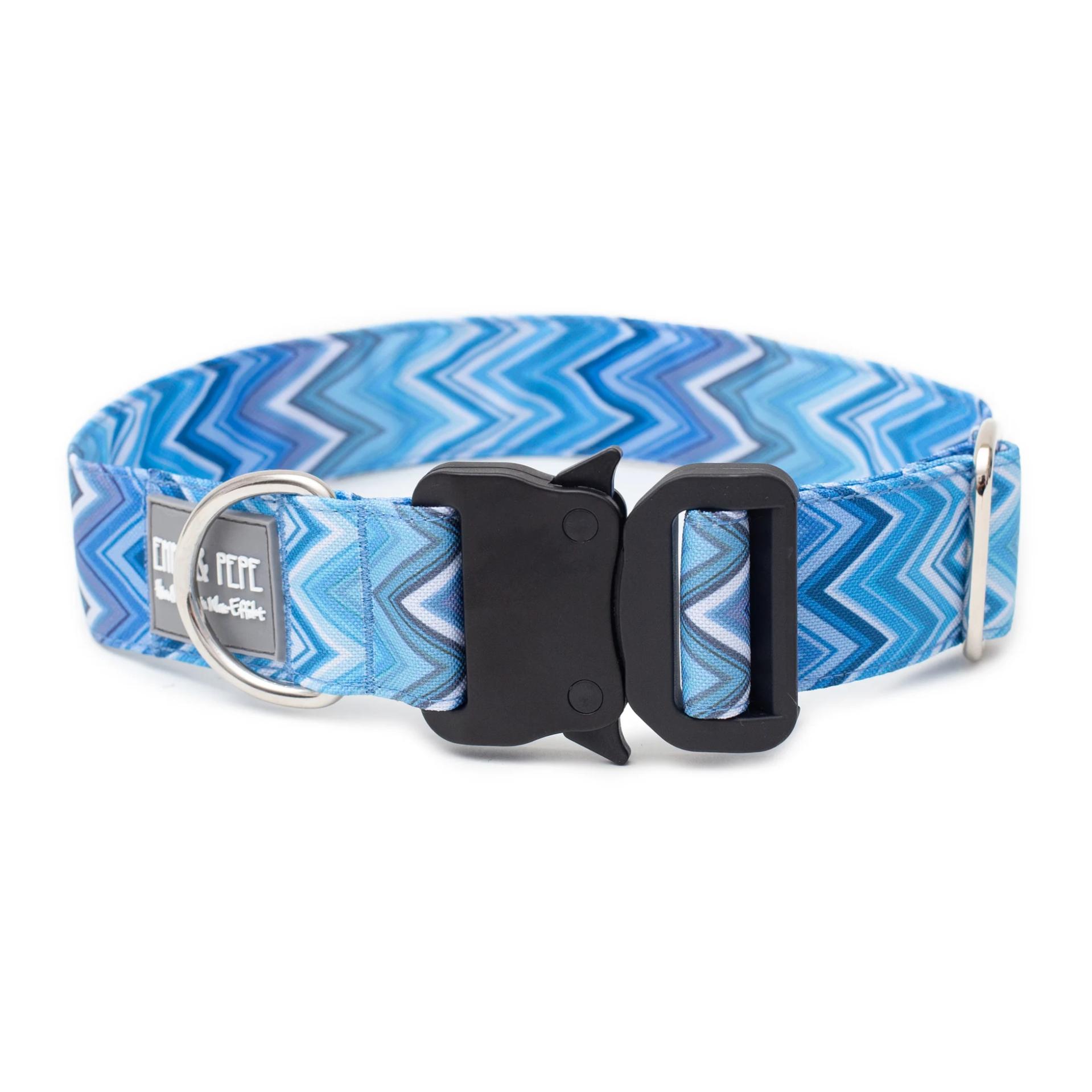 Image of EMMY & PEPE Hundehalsband Wau-Move Safety Bluessoni - Blau - bei myluckydog.ch