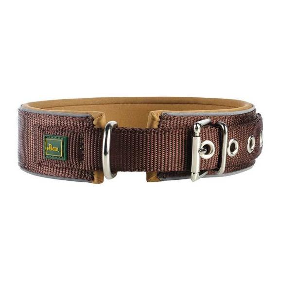 Image of Hunter Halsband Neopren Reflect Neopren/Nylon - braun/caramel bei myluckydog.ch