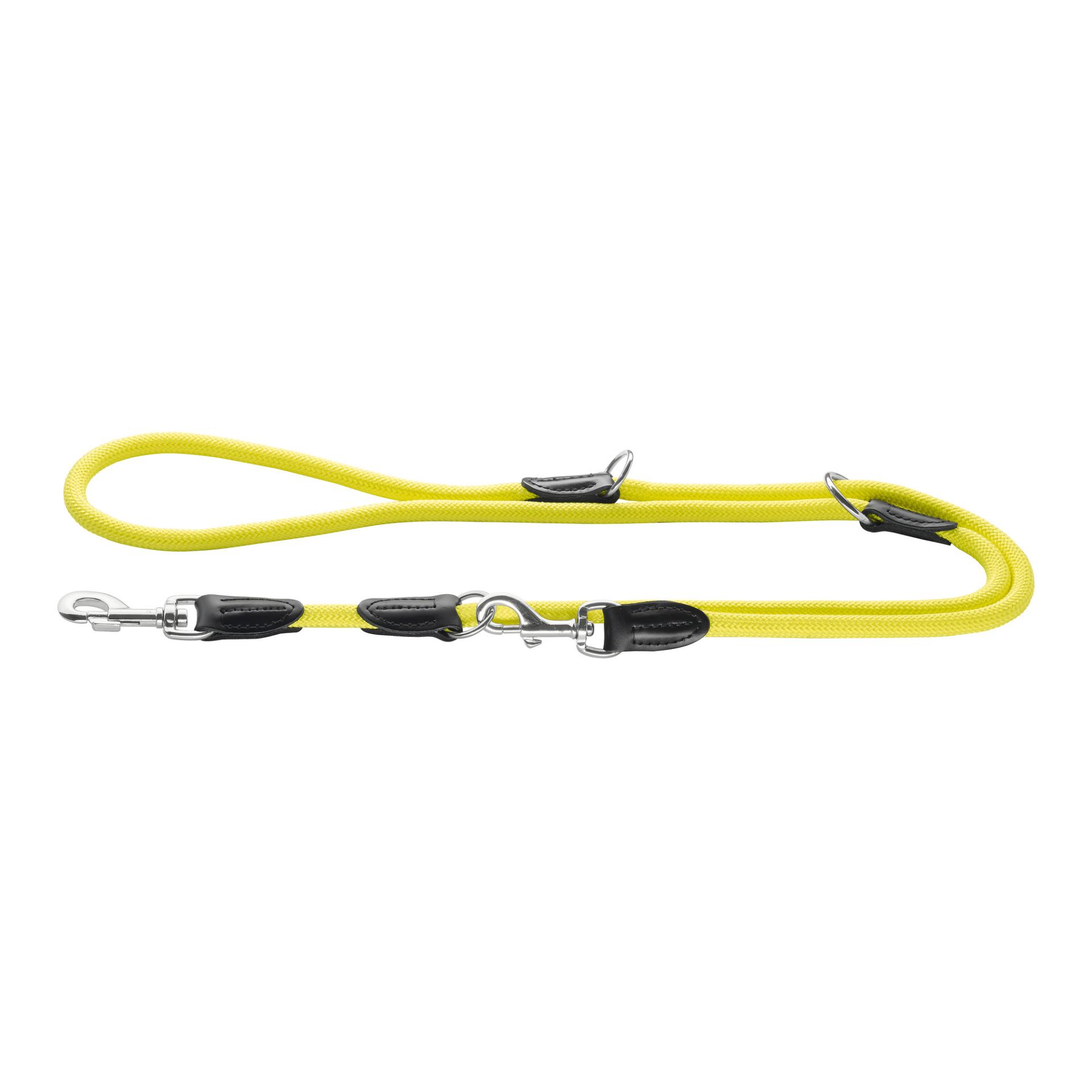 Image of Hunter Verstellbare Führleine Freestyle Neon - gelb bei myluckydog.ch