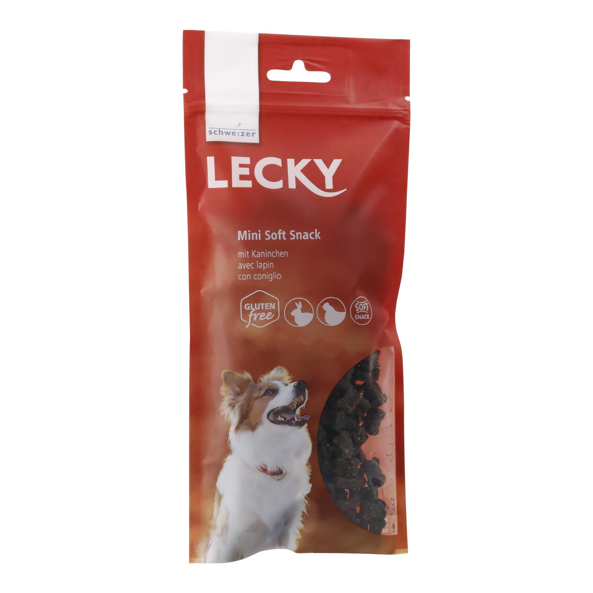 Image of LECKY Mini Soft Snack mit Kaninchen - Natur - bei myluckydog.ch