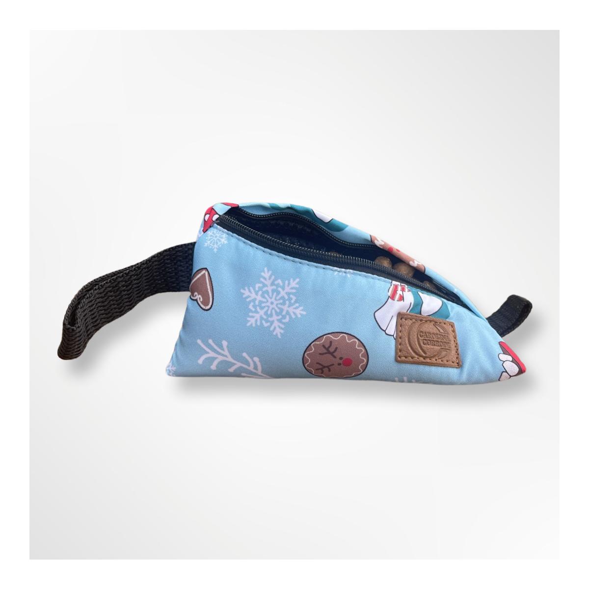 Image of Carolina Corrodi Leckerlibeutel Christmas - Blau - bei myluckydog.ch