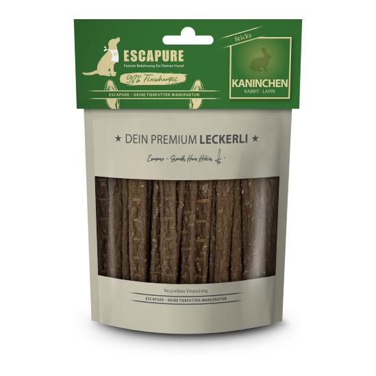 Image of ESCAPURE Kaninchen Sticks Hundesnack - Natur - bei myluckydog.ch