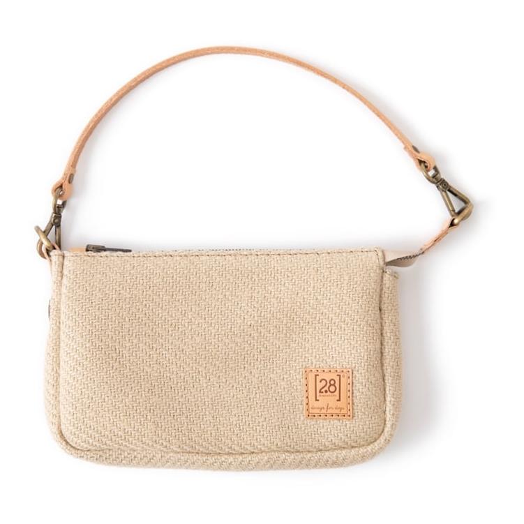 Image of 2.8 DuePuntoOtto Tasche MINI INGE - Ecru Jute - bei myluckydog.ch