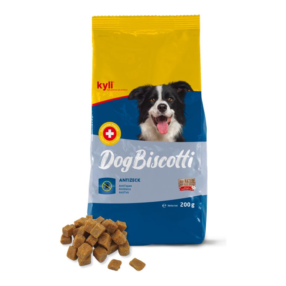 Image of Kyli DogBiscotti AntiZeck - Gelb/Blau - bei myluckydog.ch