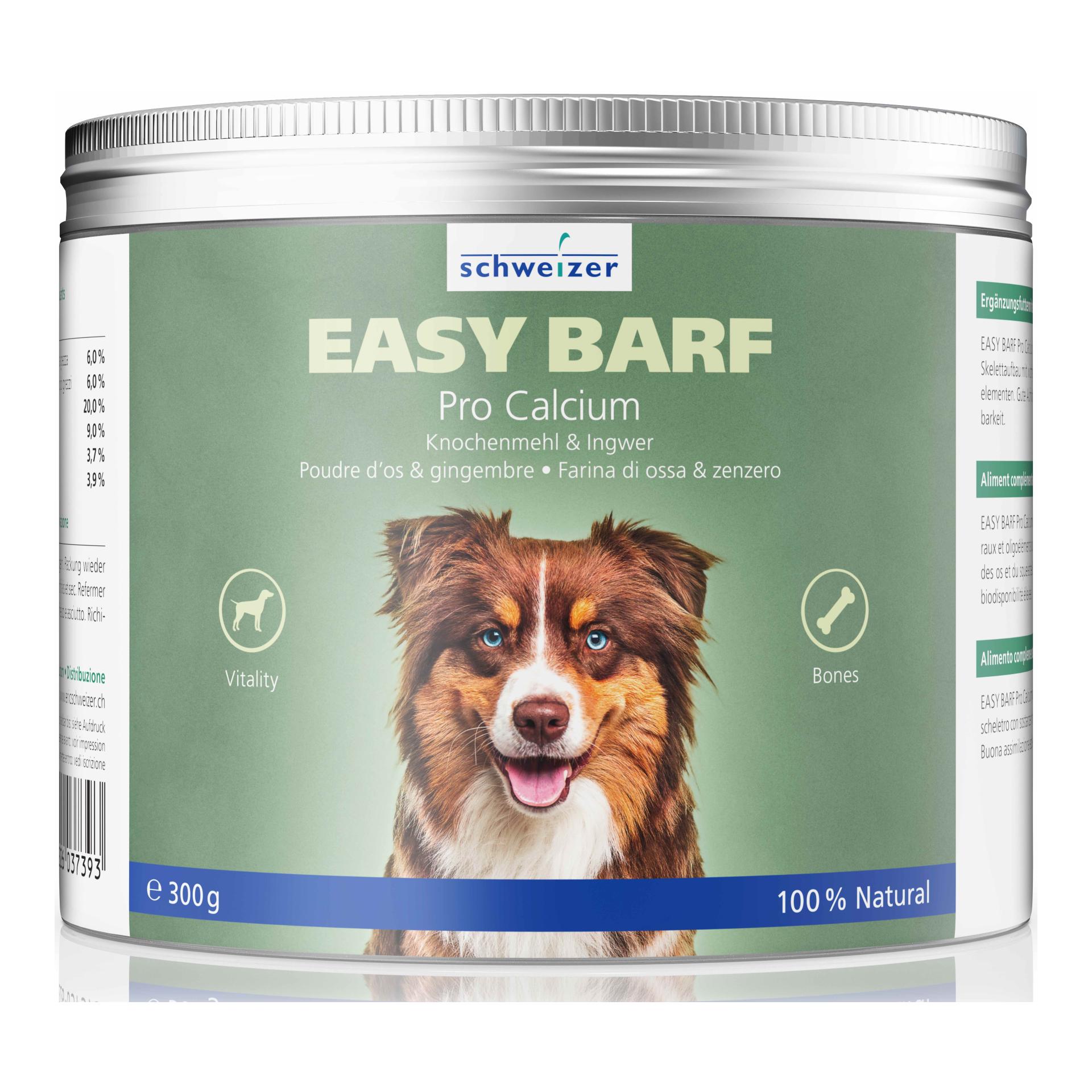 Image of LECKY Easy Barf Pro Calcium Knochenmehl & Ingwer - Grün - bei myluckydog.ch