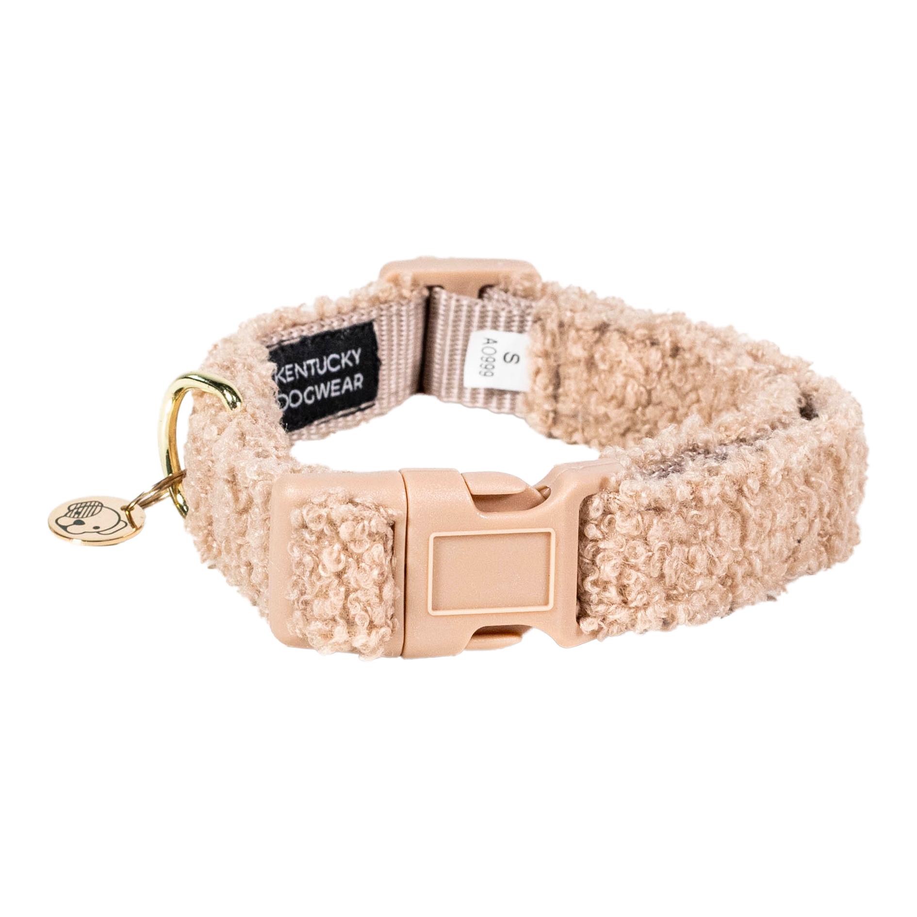 Image of Kentucky Dogwear Hundehalsband Teddy Fleece - Beige - bei myluckydog.ch