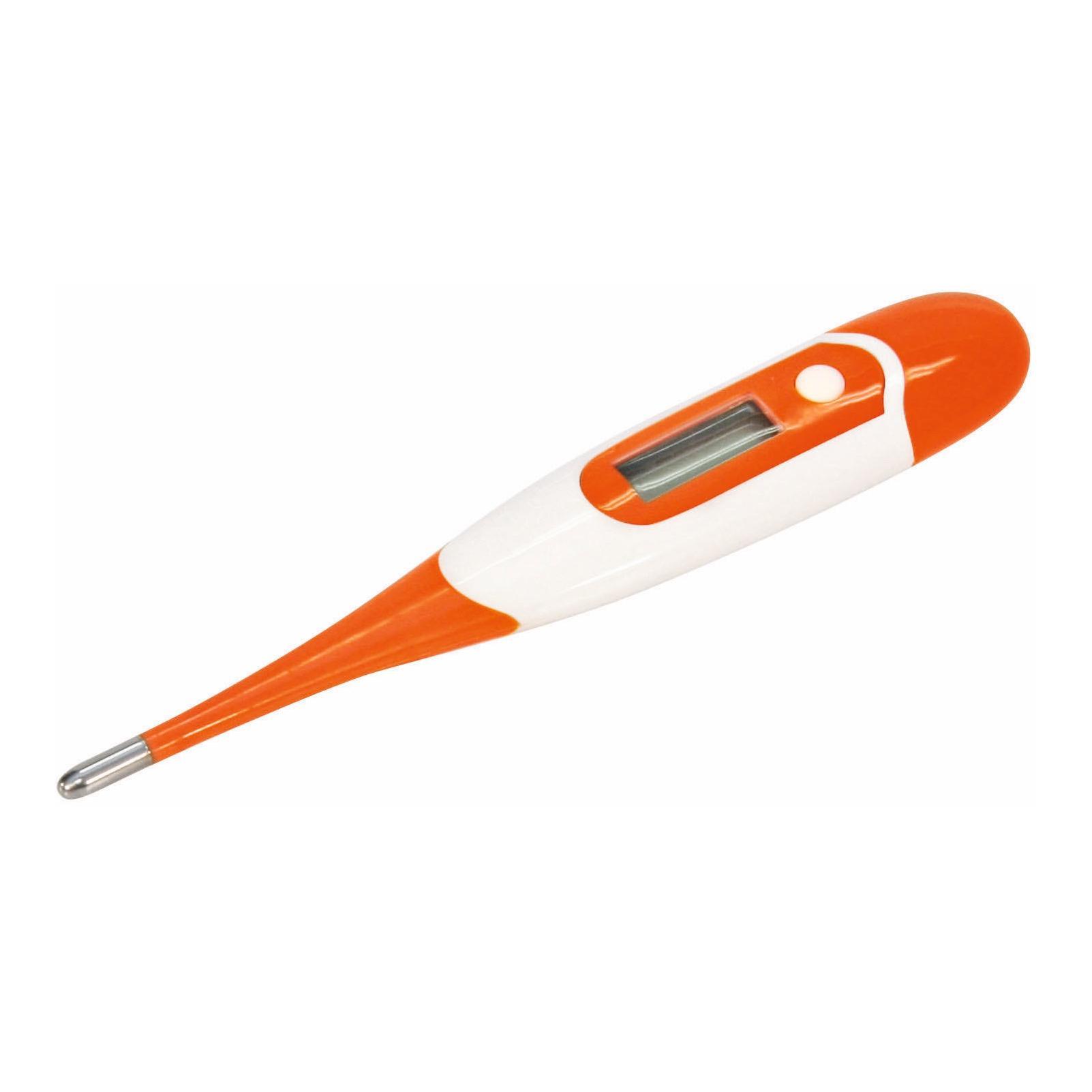 Image of Kerbl Elektronisches Fieberthermometer mit flexibler Sonde - Orange - bei myluckydog.ch