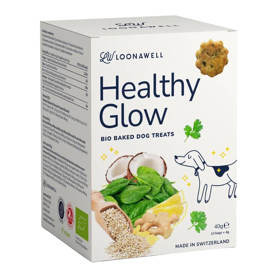 Image of LOONAWELL Bio Hundeleckerli Healthy Glow bei myluckydog.ch