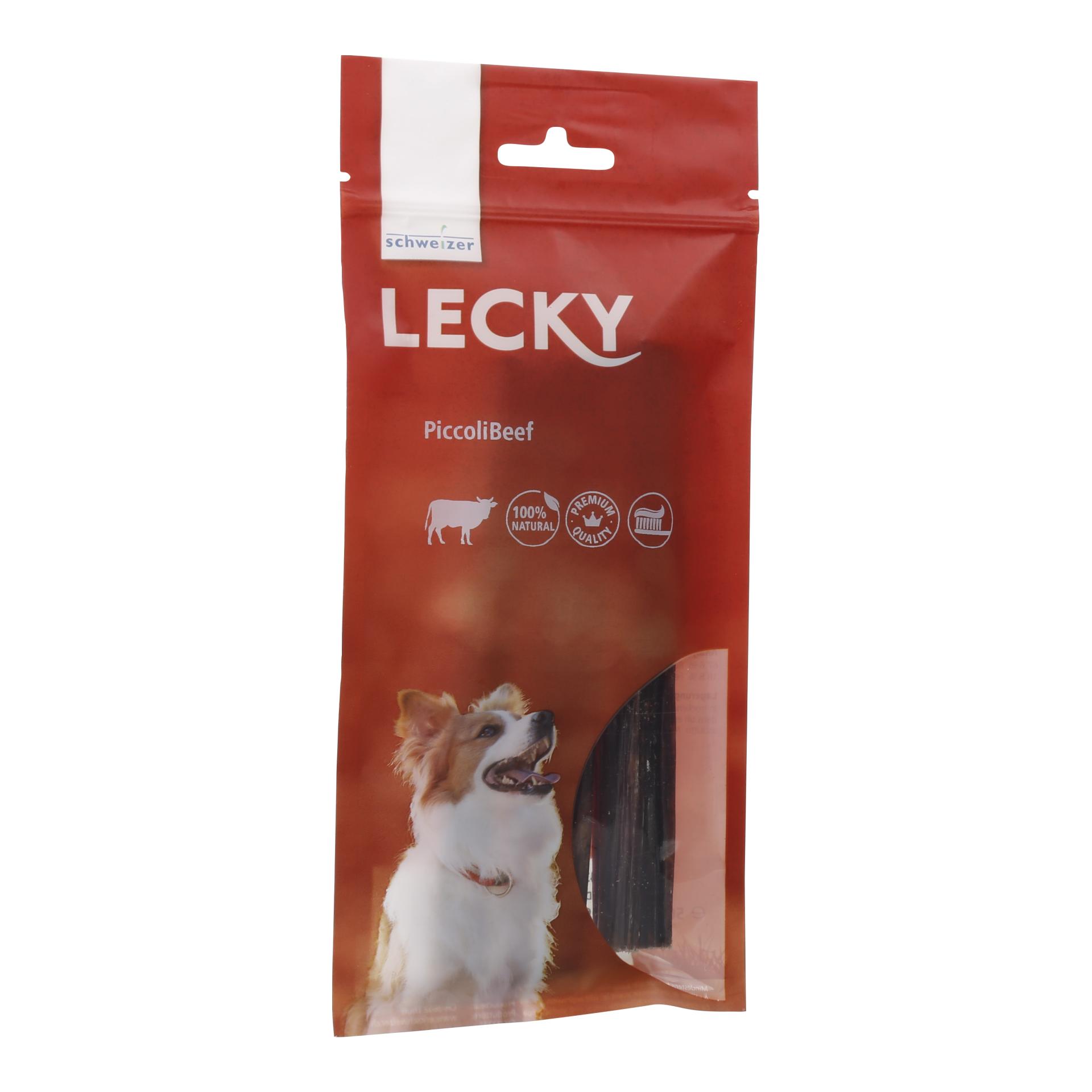 Image of LECKY Piccoli Beef Kauartikel vom Rind 15cm - Natur - bei myluckydog.ch