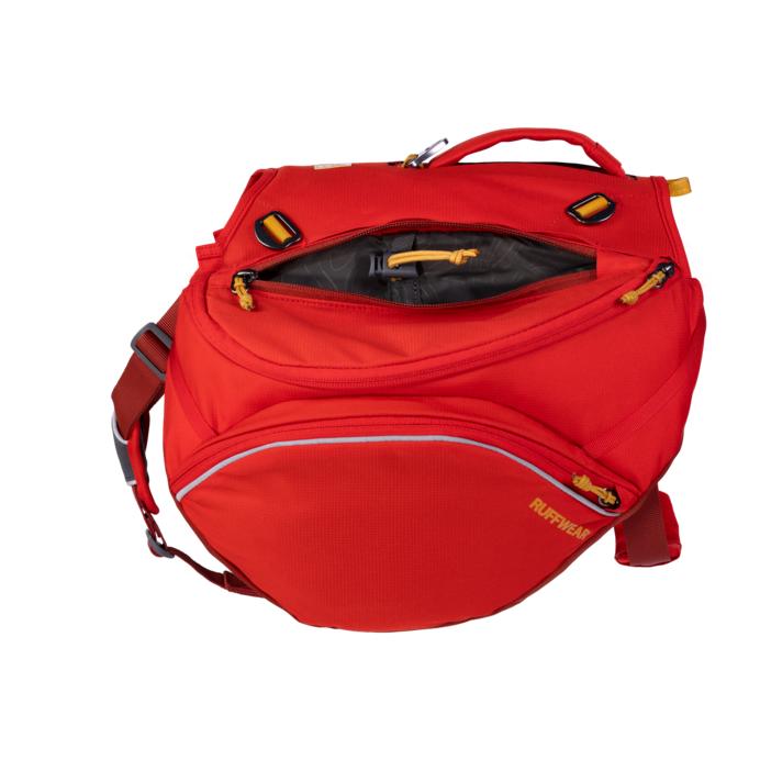 Ruffwear Palisades Pack Hunderucksack rot