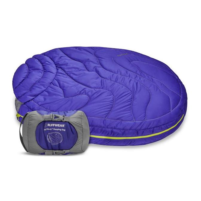 Ruffwear Highlands Sleeping Bag Schlafsack blau Glacier deepsea