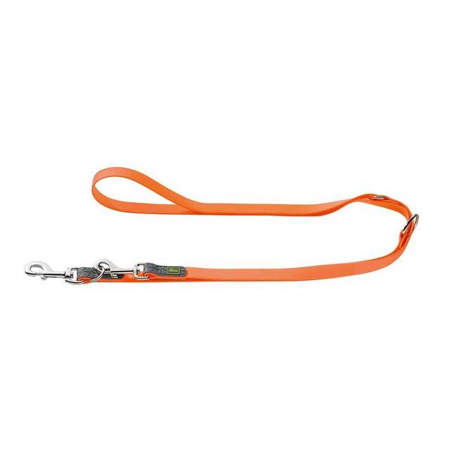 Image of Hunter Verstellbare Führleine Convenience Biothane - neonorange - Neon Orange - bei myluckydog.ch