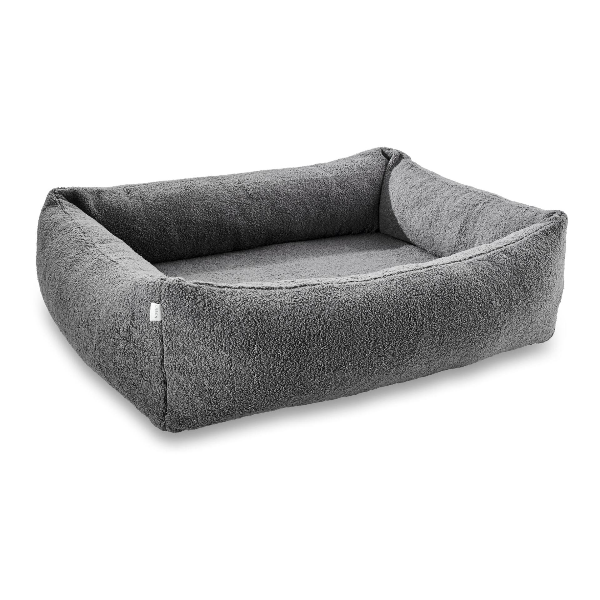 Image of Laboni Hundebett TEDDY - Grey - bei myluckydog.ch