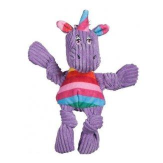 Image of Huggle Hounds Plüschtier Rainbow Unicorn Knottie - lila bei myluckydog.ch