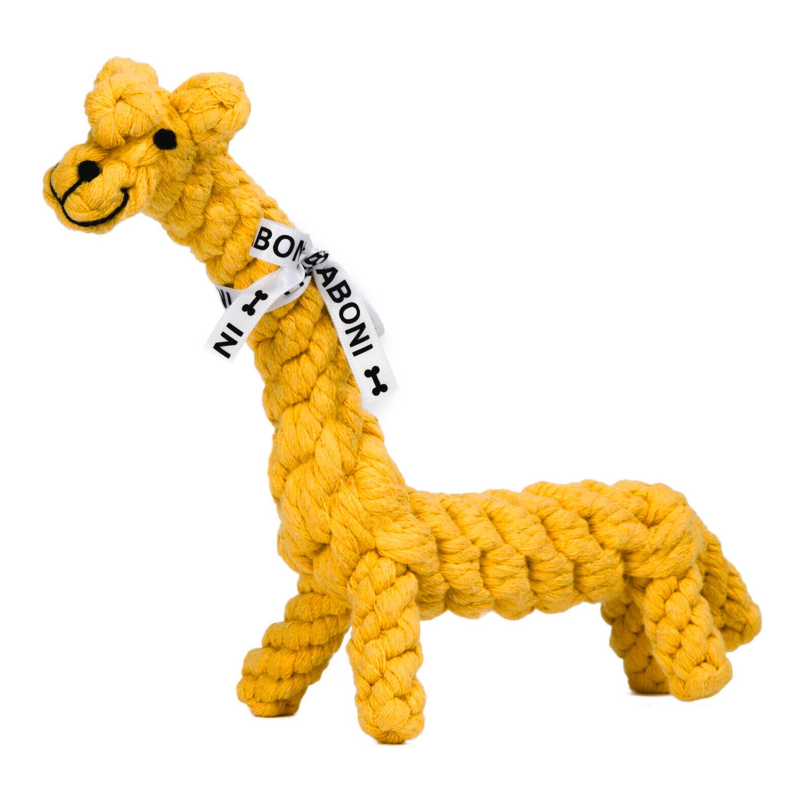 Image of Laboni Hundespielzeug Greta Giraffe - Gelb - bei myluckydog.ch