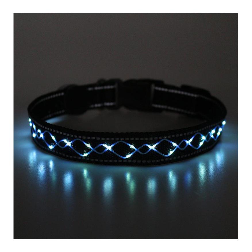 Image of Animal Light Leucht-Hundehalsband "Beauty" - Glacier-deepsea - bei myluckydog.ch